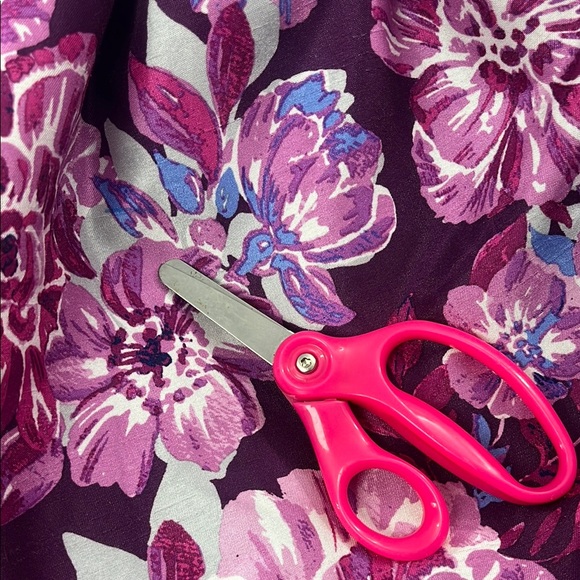 Gymboree 7 Dressed Up Floral Purple Kids Lined Dress - Picture 2 of 15